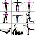 Kit 11 pièces bandes de résistance – Fitness