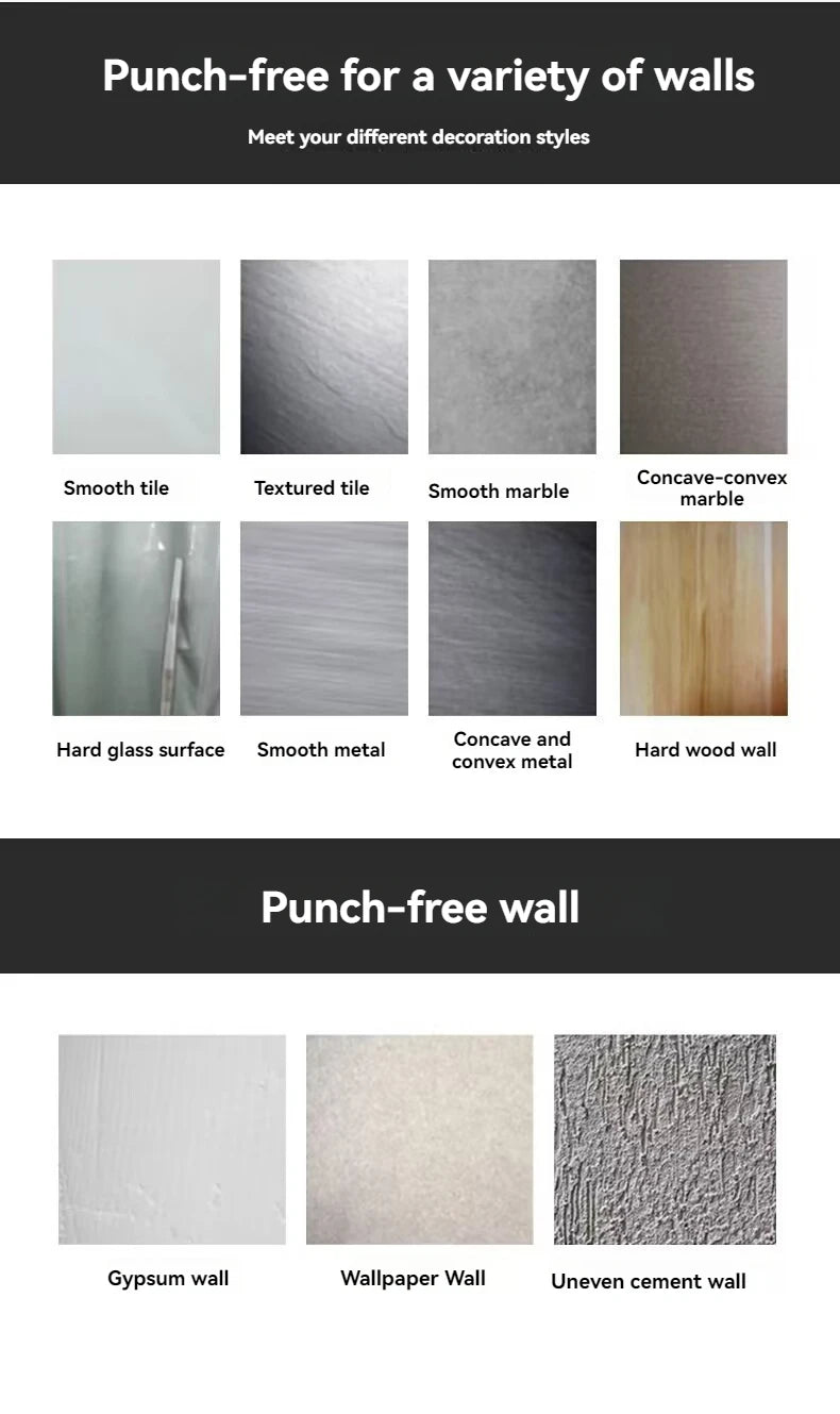 Support mural sèche-cheveux – Sans perçage