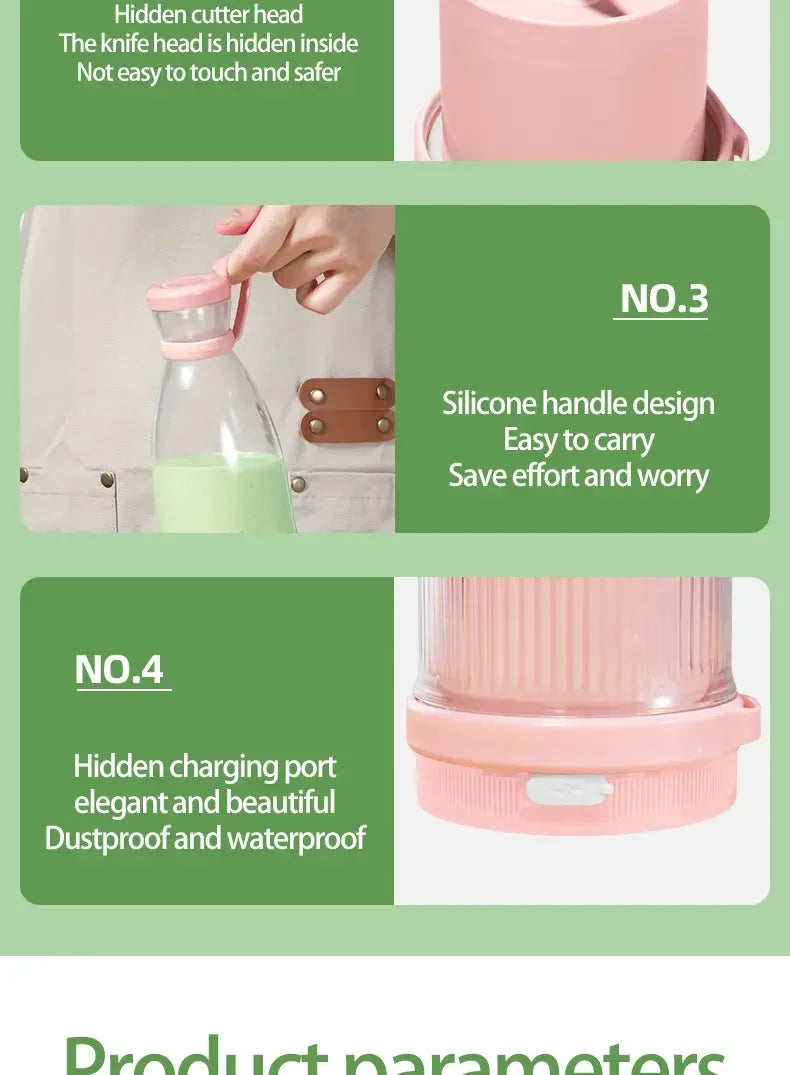 Blender portable USB – 6 lames