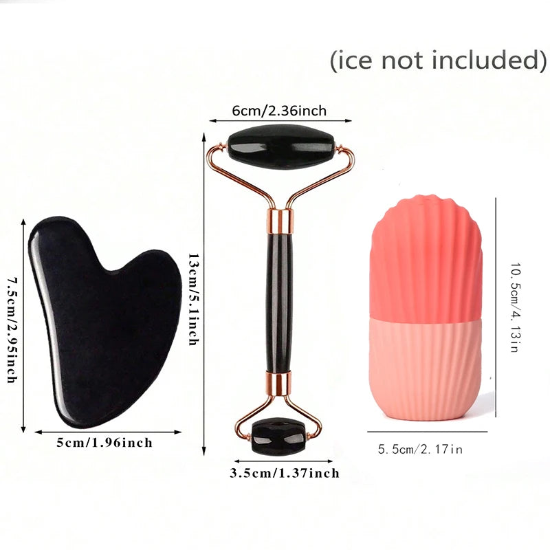 Rouleau gua sha visage – Set massage lifting