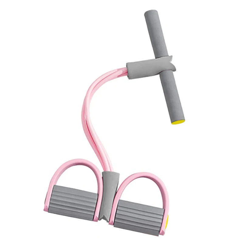 Corde élastique fitness – 4 tubes avec pédales