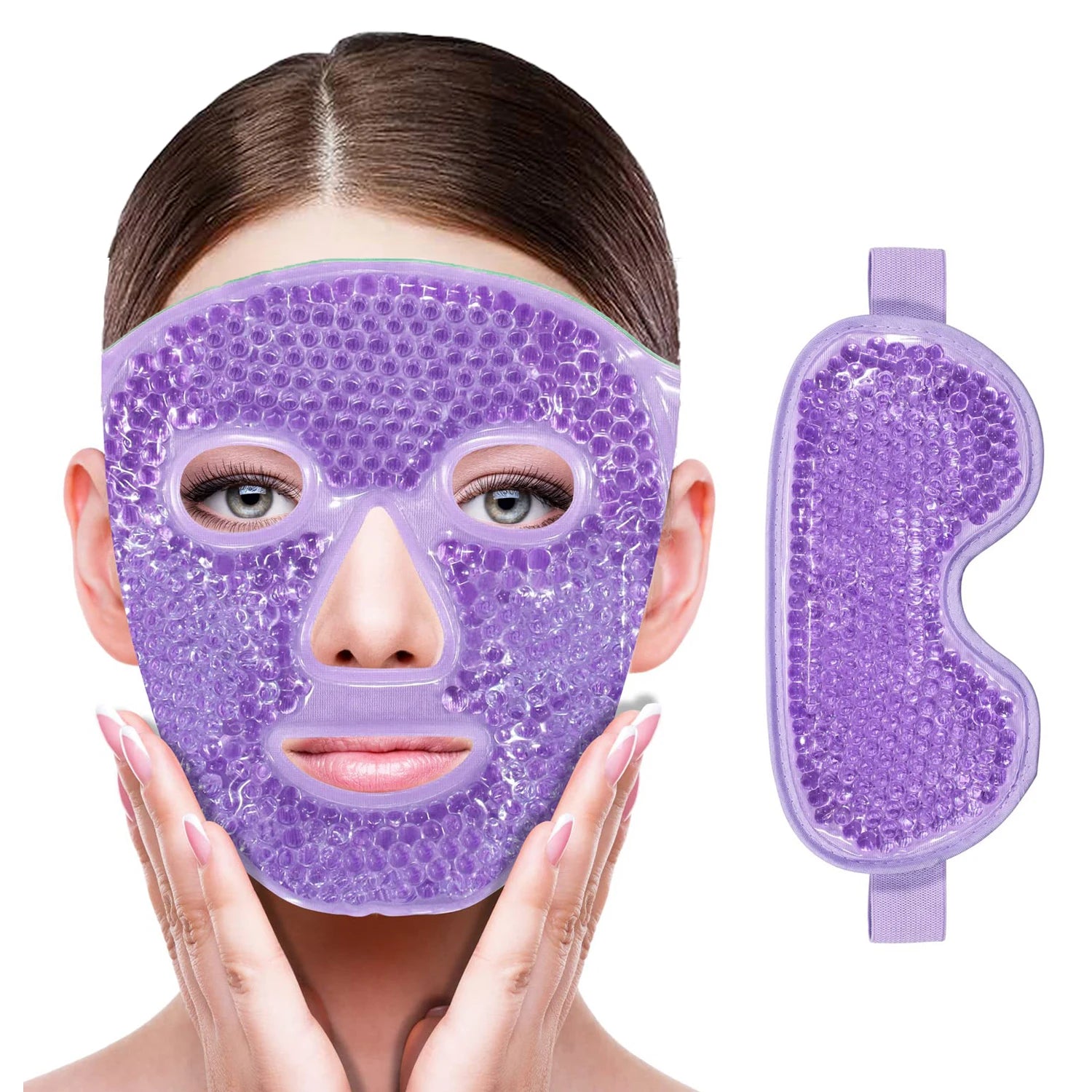Masque gel yeux chaud/froid – Détente & Soin