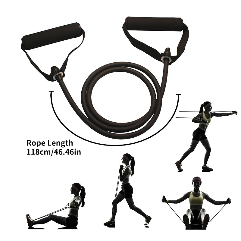 Bandes de résistance avec poignées – Musculation