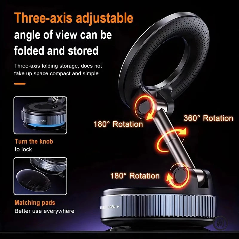 Support téléphone voiture magnétique 360°