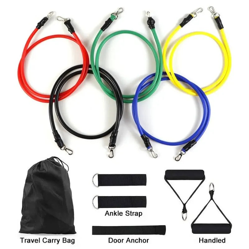 Kit 11 pièces bandes de résistance – Fitness