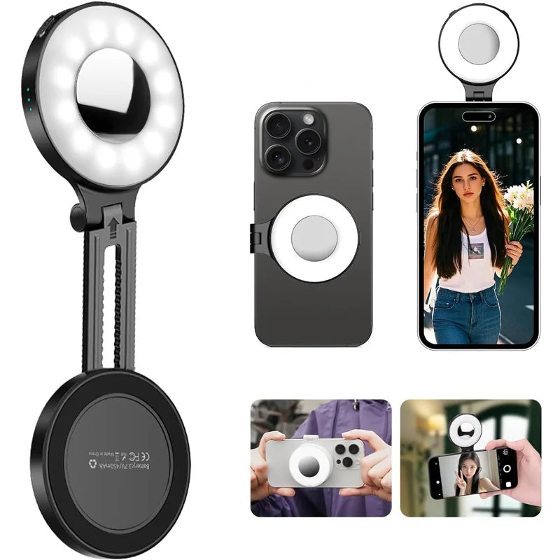 Anneau LED MagSafe – Selfie & Live