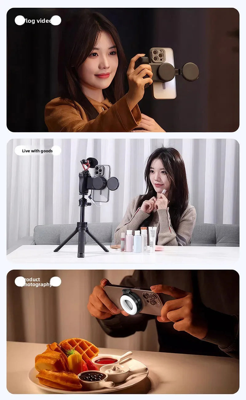 Anneau LED MagSafe – Selfie & Live