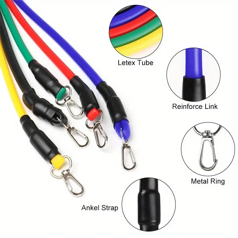 Kit 11 pièces bandes de résistance – Fitness