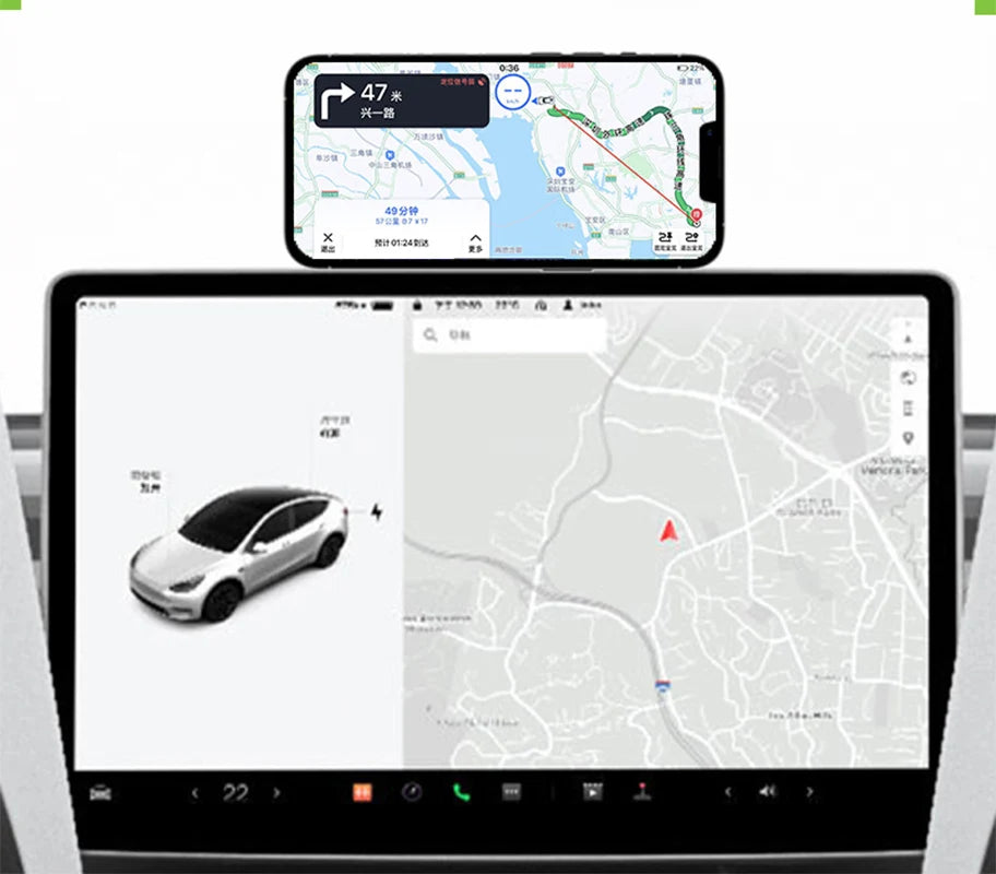 Chargeur MagSafe 15W voiture – Tesla & BYD