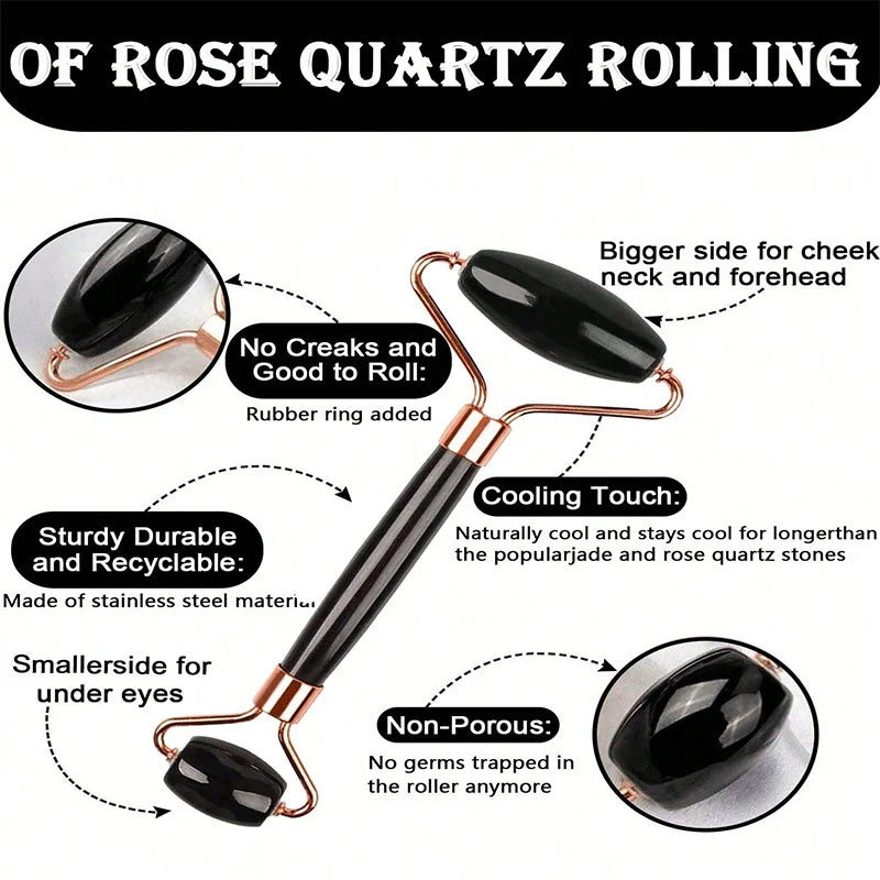 Rouleau gua sha visage – Set massage lifting