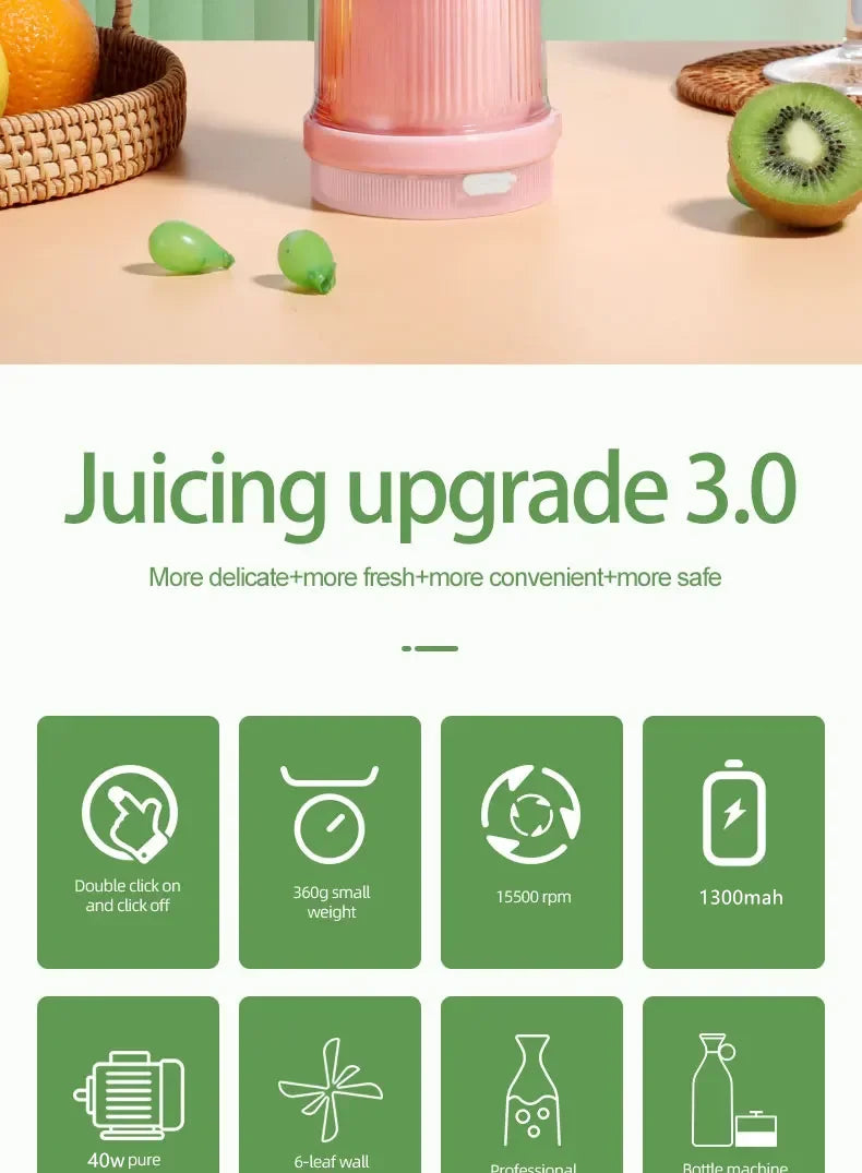 Blender portable USB – 6 lames