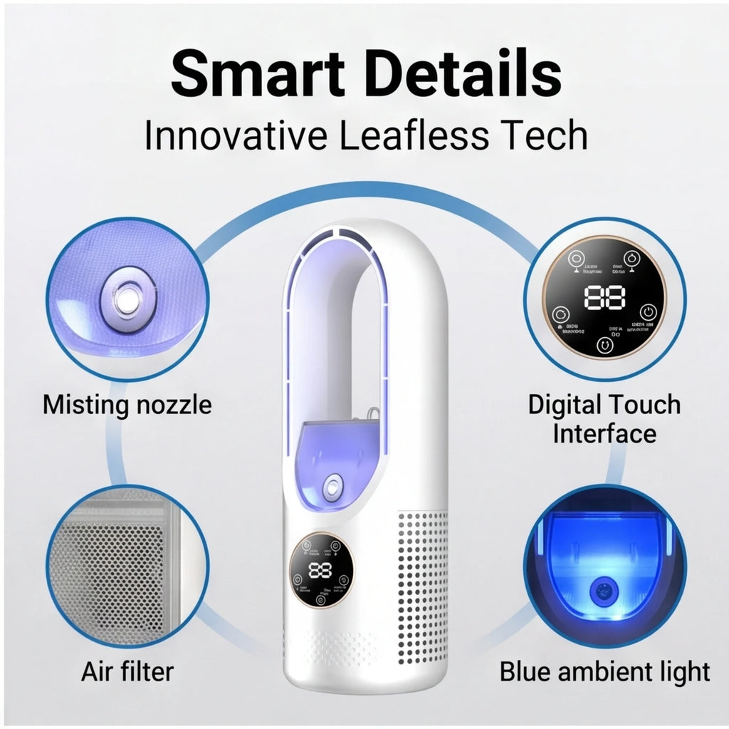 Mini climatiseur humidificateur – 6 vitesses